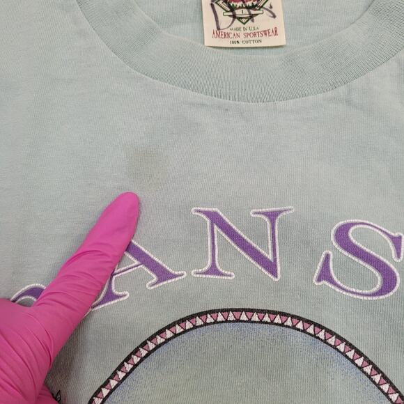 Vintage 90s Floral Flower Shirt Womens Large 21x27 Branson - Picture 9 of 16